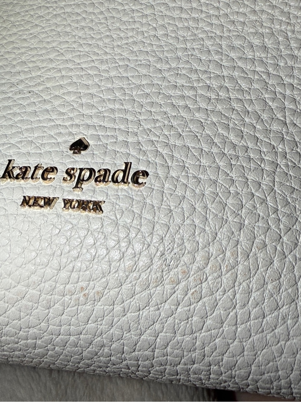 Kate Spade New York Cream & Blush Pebbled Leather Hobo Bag - Picture 12 of 12
